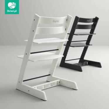 Stokke® Tripp Trapp® zestaw 3w1, krzesełko do karmienia + baby set + tacka | White