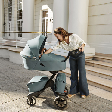 Stokke® Xplory® X wózek głęboko-spacerowy, zestaw 2w1 | Golden Yellow