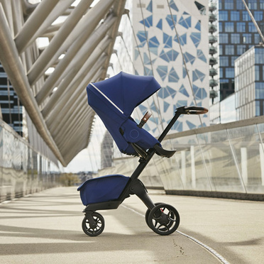 Stokke® Xplory® X zestaw 2w1, wysoki wózek głęboko-spacerowy | Royal Blue 