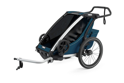 Thule® Chariot Cross 1 wielofunkcyjna przyczepka rowerowa | Majolica Blue 