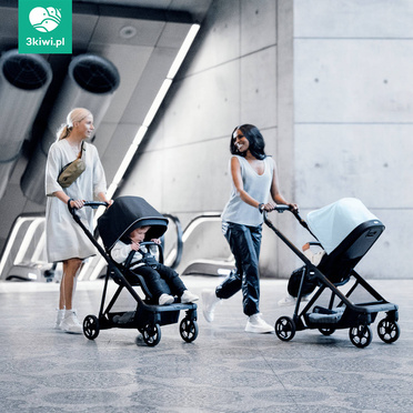 Thule® Shine 2w1 kompaktowy wózek głęboko-spacerowy | Mallard Green on Aluminium