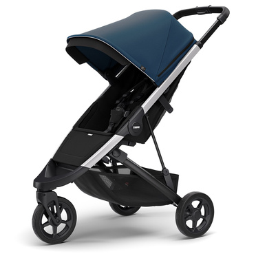 Thule | Spring | Lekki Wózek Spacerowy | Aluminium + Majolica Blue 