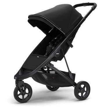 Thule | Spring | Lekki Wózek Spacerowy | Matt Black + Midnight Black 