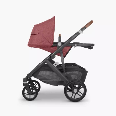 UPPAbaby | Vista V2 | Wózek Głęboko-Spacerowy | Zestaw 2w1 | Carbon Frame | Lucy (rosewood mélange)