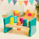 B.Toys | Colorful Pound / Play | Drewniany Sorter z Młotkiem - Wbijanka 