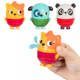 B.Toys™ Land of B.™ Squish & Splash zestaw trzech rozkręcanych sikawek | piesek, kotek, panda