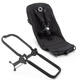 Bugaboo® Donkey 5 zestaw dla drugiego dziecka, rama z tapicerką | Midnight Black