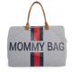 Childhome Mommy Bag duża torba weekendowa | Navy Blue + Red Strips