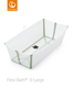 Stokke® Flexi Bath® X-Large duża składana wanienka | Transparent Green