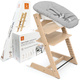 Stokke® Tripp Trapp® krzesełko + leżaczek niemowlęcy Newborn Set | Oak Natural