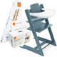 Stokke® Tripp Trapp® zestaw 3w1, krzesełko do karmienia + baby set + tacka | Fjord Blue