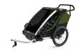 Thule® Chariot Cab 2 wielofunkcyjna przyczepka rowerowa | Cypres Green