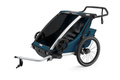 Thule® Chariot Cross 2 wielofunkcyjna przyczepka rowerowa | Majolica Blue 